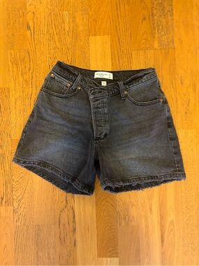 Abercrombie & Fitch Black Denim Shorts